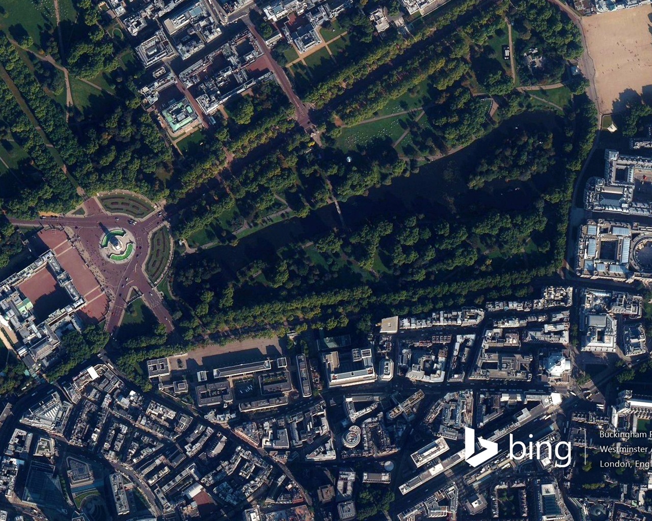 Microsoft Bing HD wallpapers: Aerial view of Europe #3 - 1280x1024