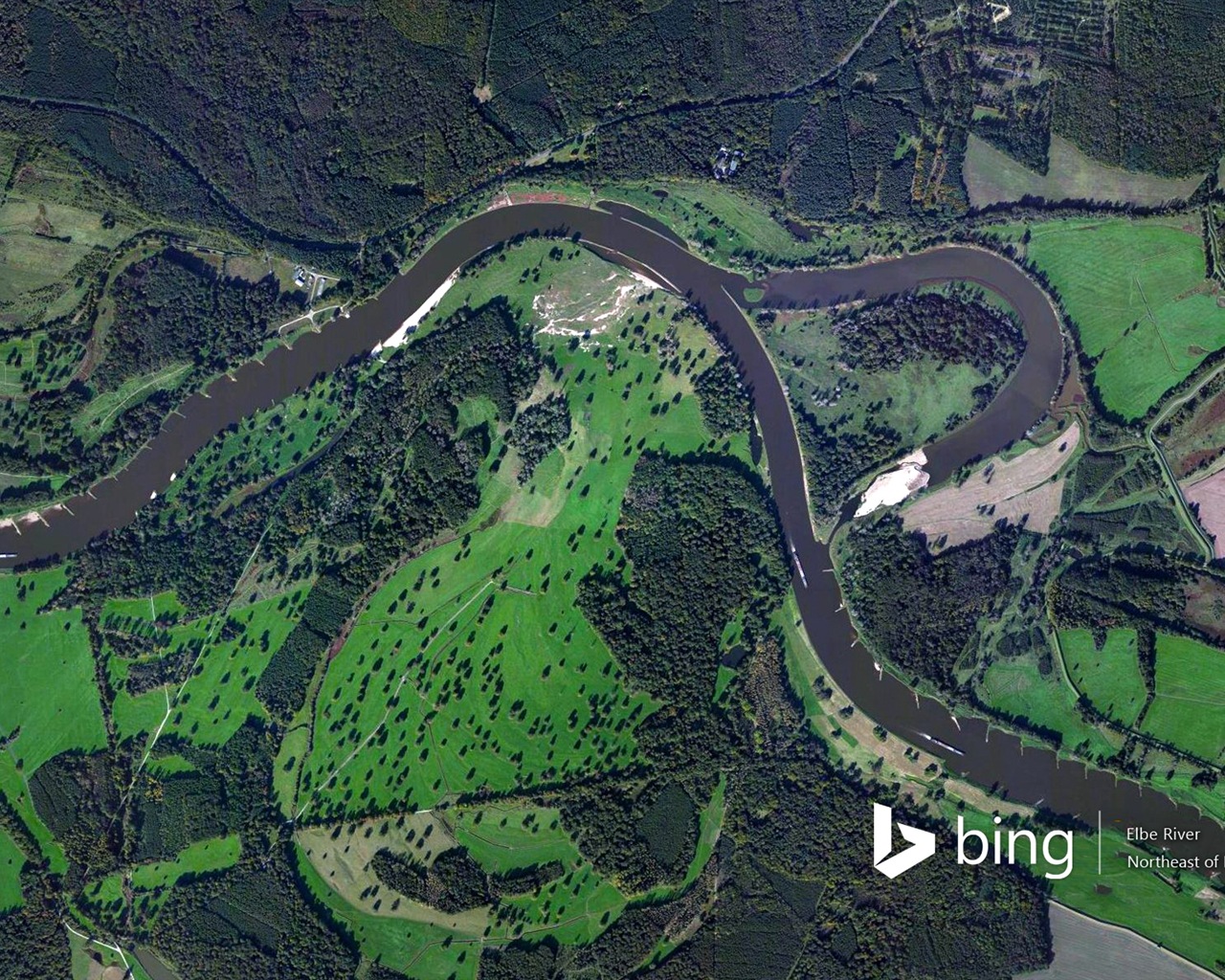Microsoft Bing HD wallpapers: Aerial view of Europe #9 - 1280x1024