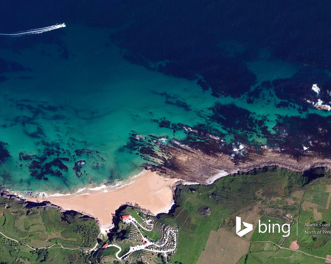 Microsoft Bing HD Tapety na plochu: Letecký pohled na Evropu #13 - 1280x1024
