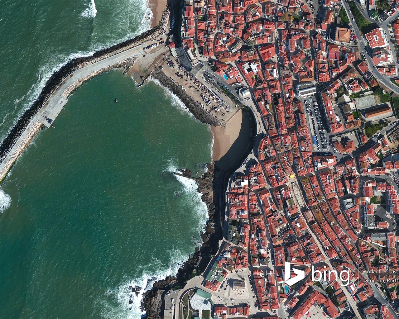 Microsoft Bing HD Wallpapers: Luftaufnahme von Europa #17 - 1280x1024