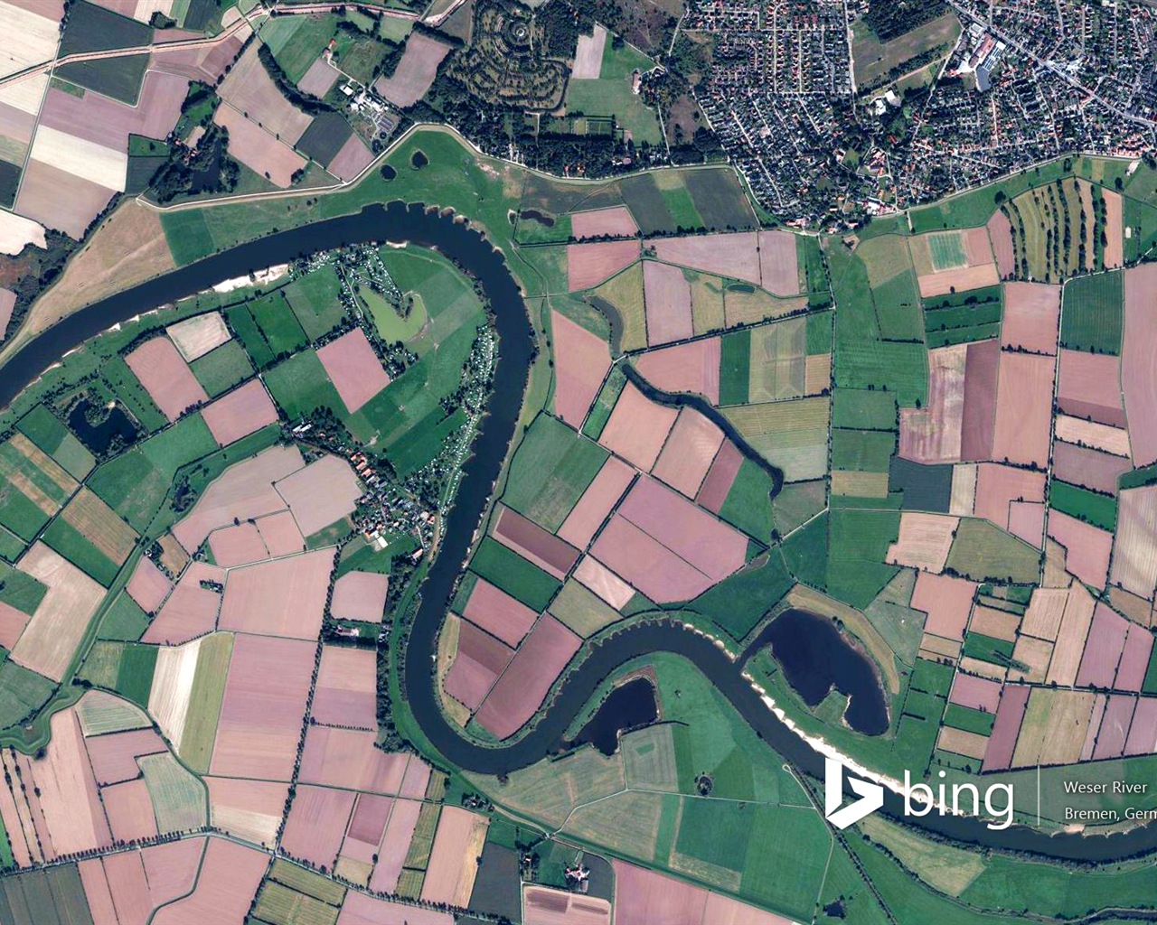 Microsoft Bing HD wallpapers: Aerial view of Europe #18 - 1280x1024