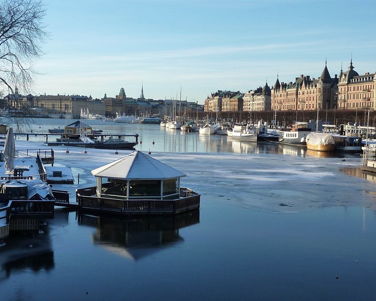 瑞典首都 斯德哥爾摩 城市風景壁紙 #2 - 1280x1024