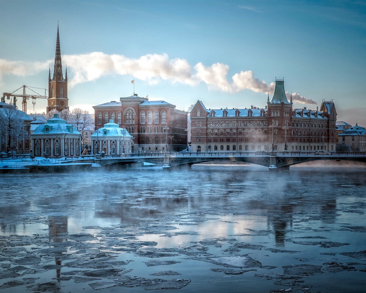 Stockholm, Švédsko, město krajina tapety #4 - 1280x1024