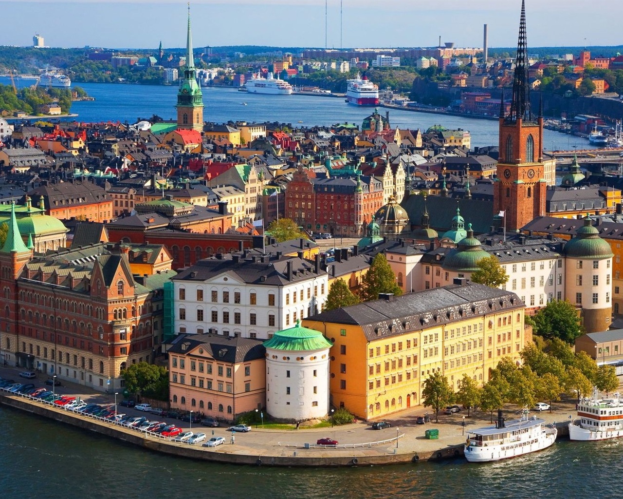 Stockholm, Švédsko, město krajina tapety #8 - 1280x1024