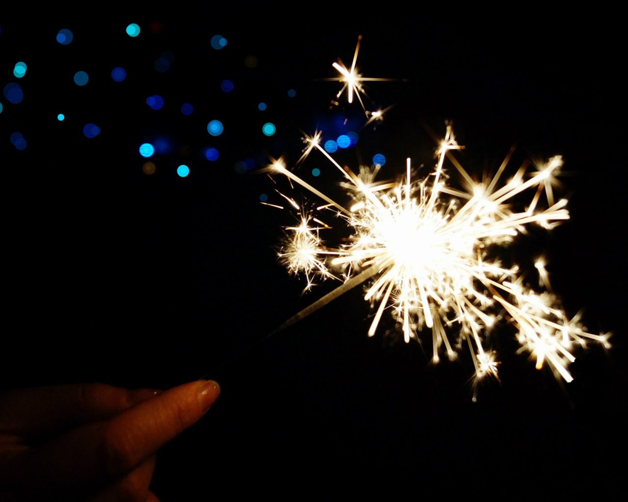 La belleza del cielo nocturno, fuegos artificiales hermosos fondos de pantalla #24 - 1280x1024