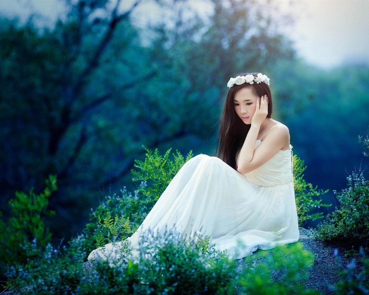 Chicas asiáticas pura y hermosa Wallpapers HD #10 - 1280x1024