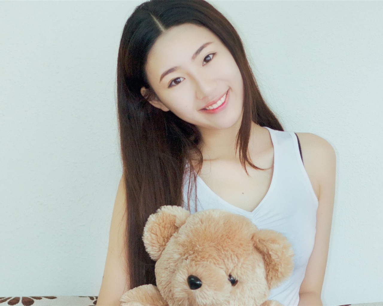 Rein und schön asiatische Mädchen HD Wallpaper #17 - 1280x1024