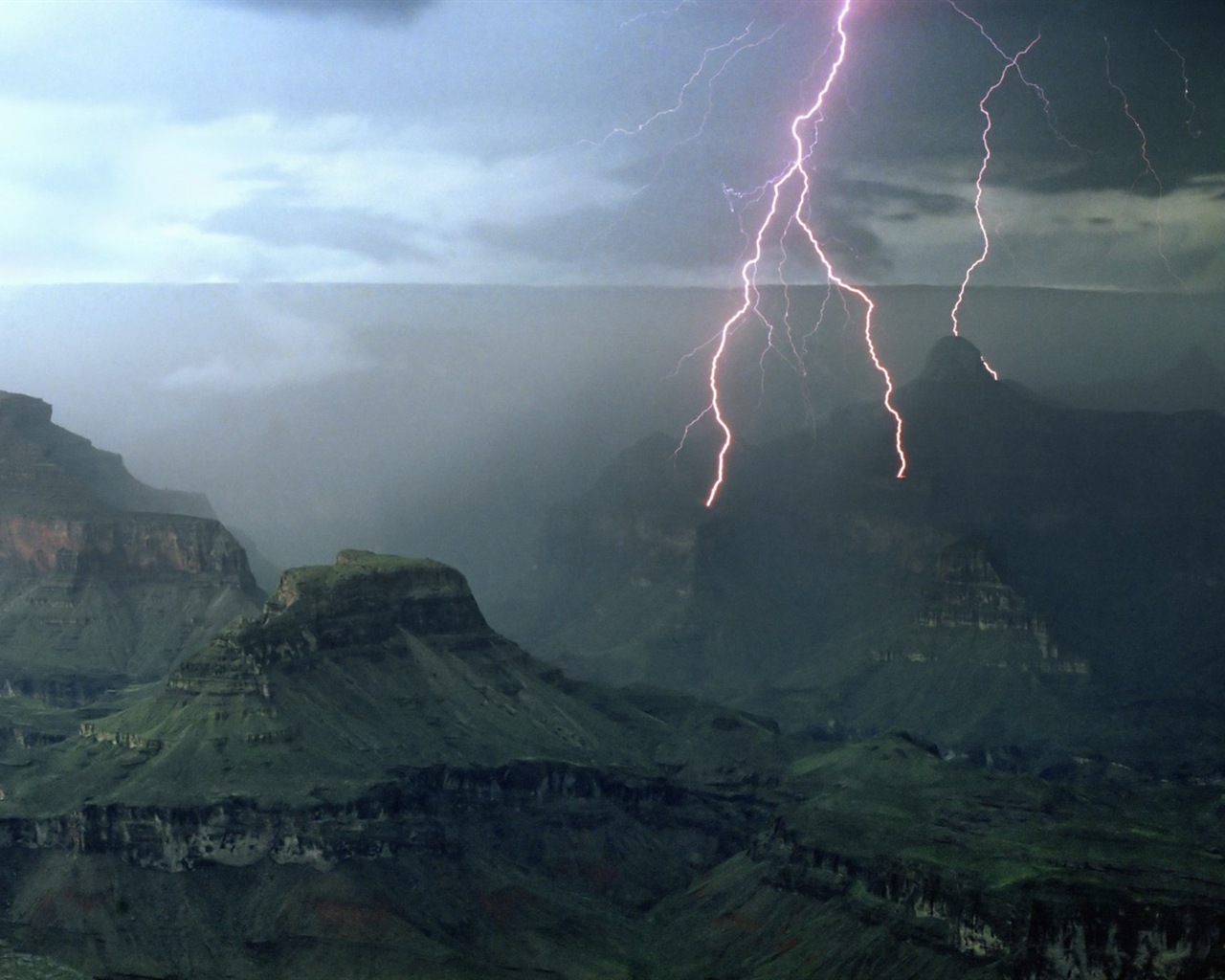 Lightning Thunder HD tapety na plochu #10 - 1280x1024