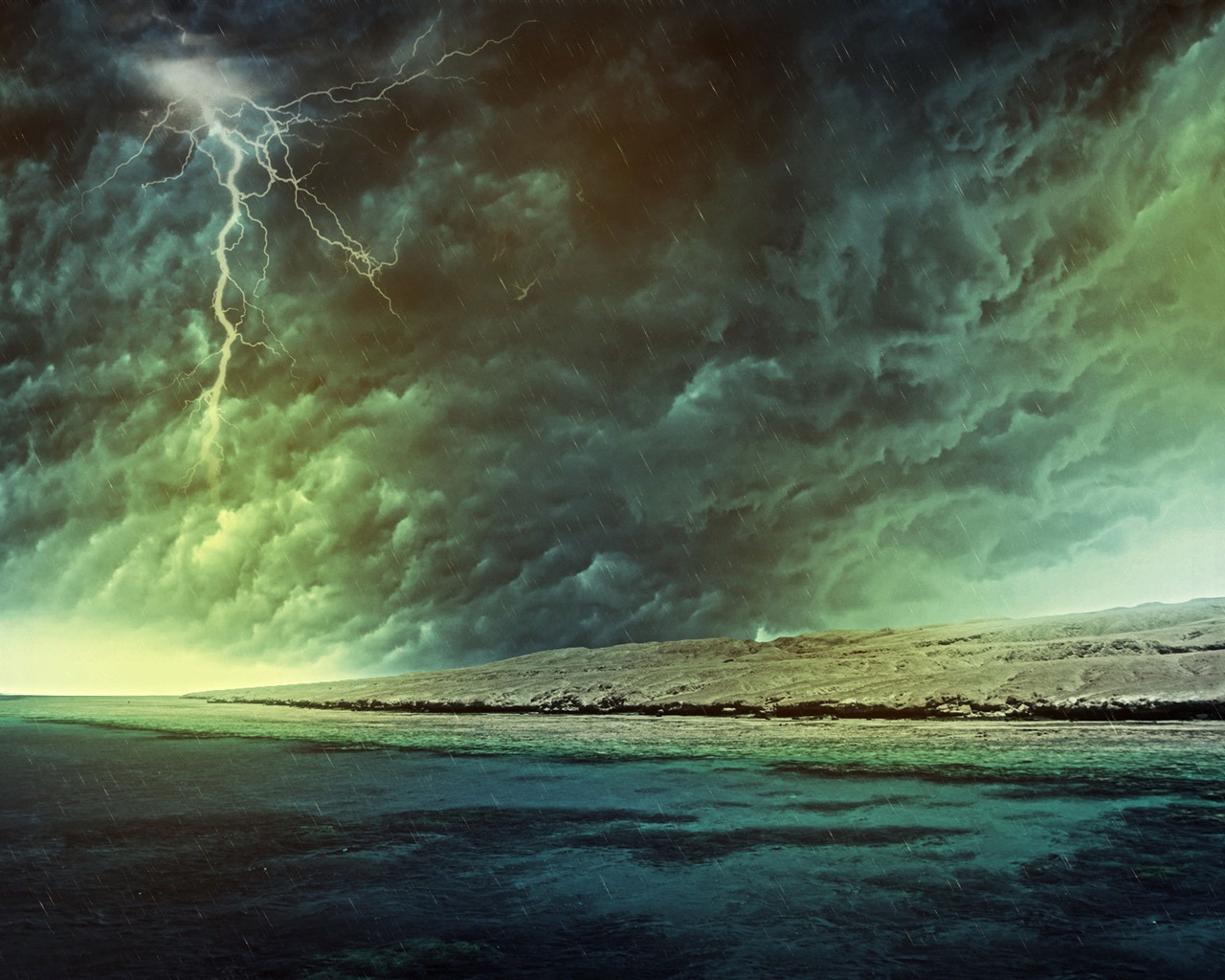 Lightning Thunder HD tapety na plochu #14 - 1280x1024