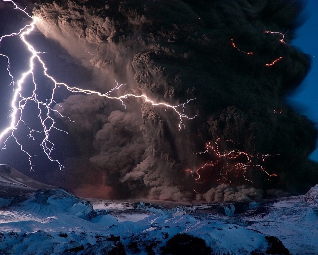 Lightning Thunder HD tapety na plochu #16 - 1280x1024