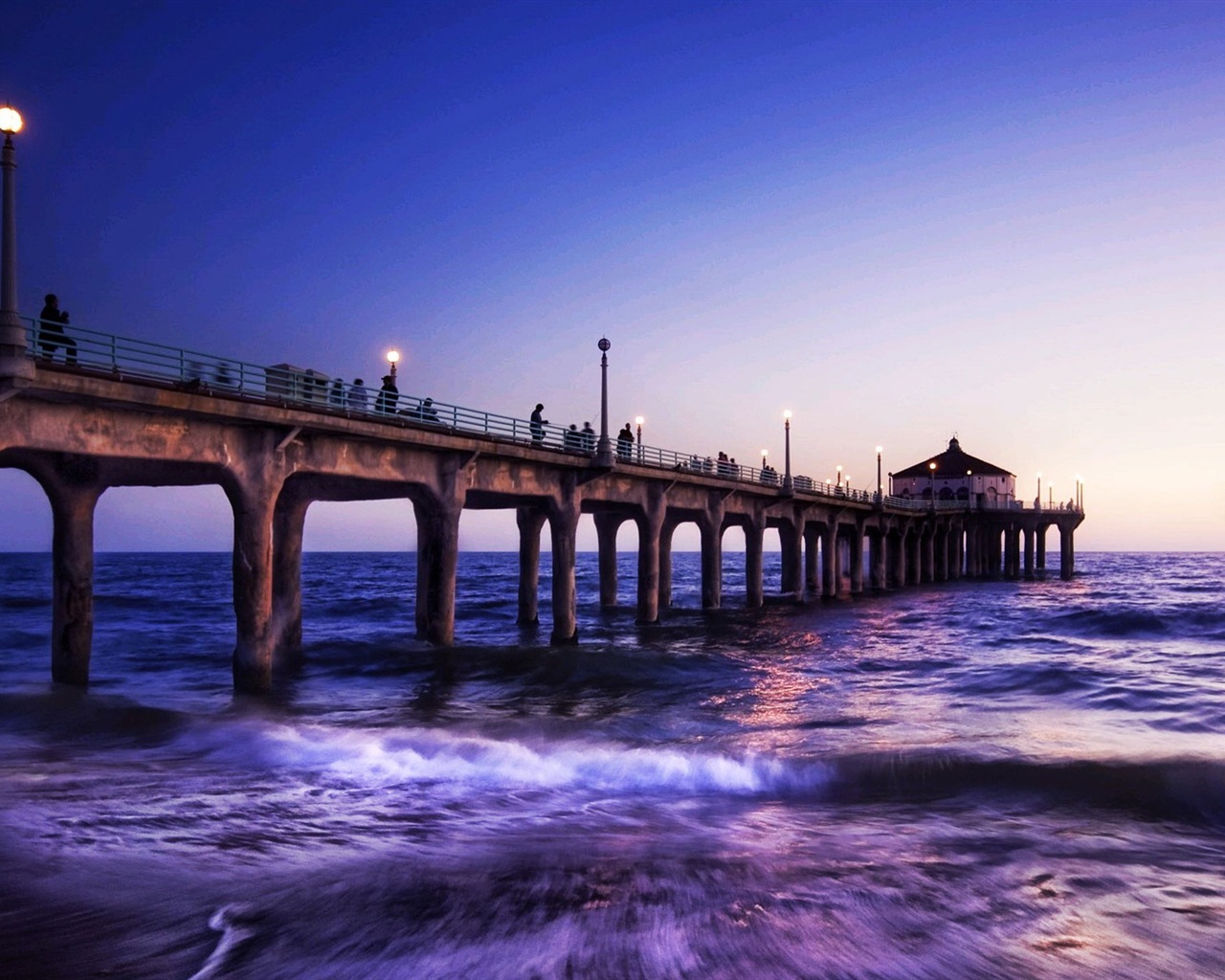 Pier and bridge HD wallpapers #6 - 1280x1024