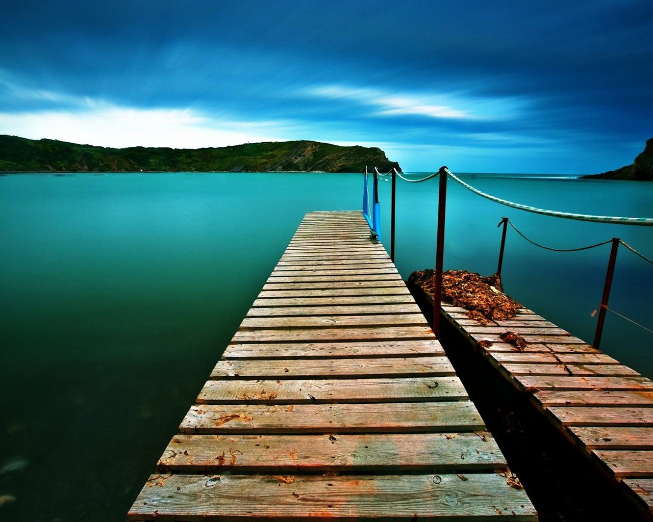 Pier a most HD tapety na plochu #9 - 1280x1024