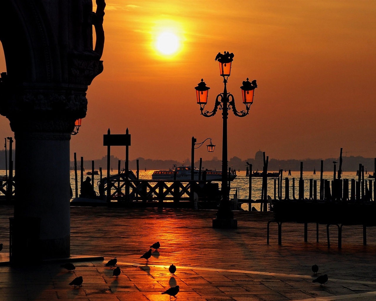 Belle Watertown, Venise fonds d'écran HD #4 - 1280x1024