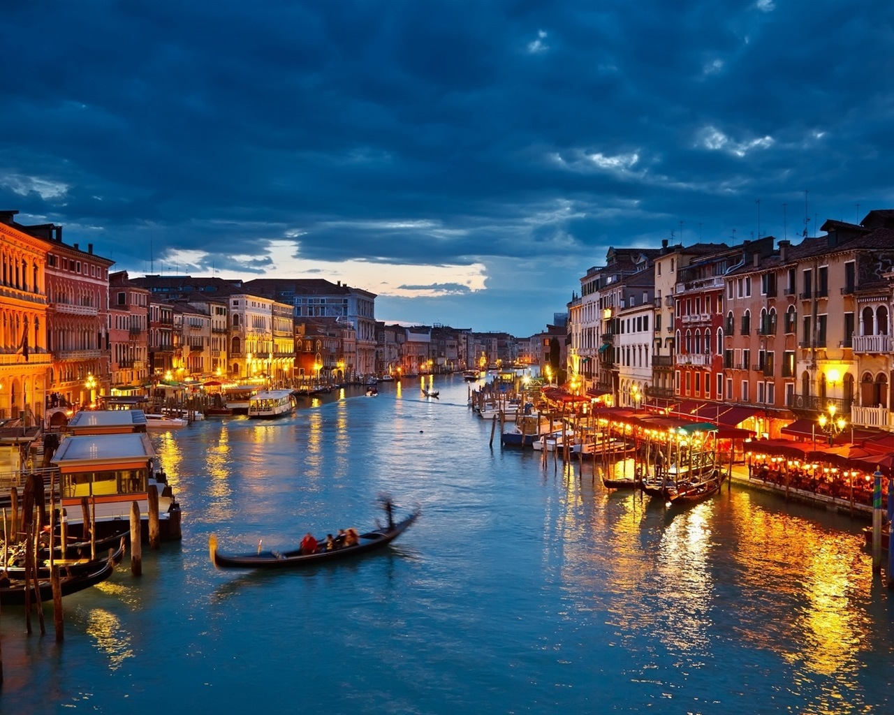 Beautiful watertown, Venice HD wallpapers #6 - 1280x1024