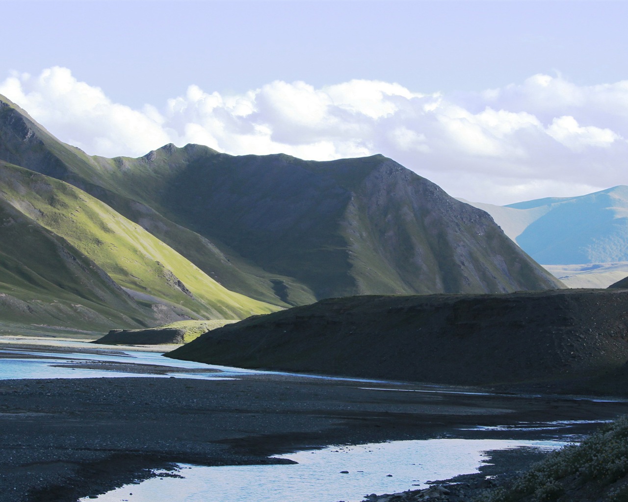 Qinghai Plateau krásné scenérie tapety #5 - 1280x1024