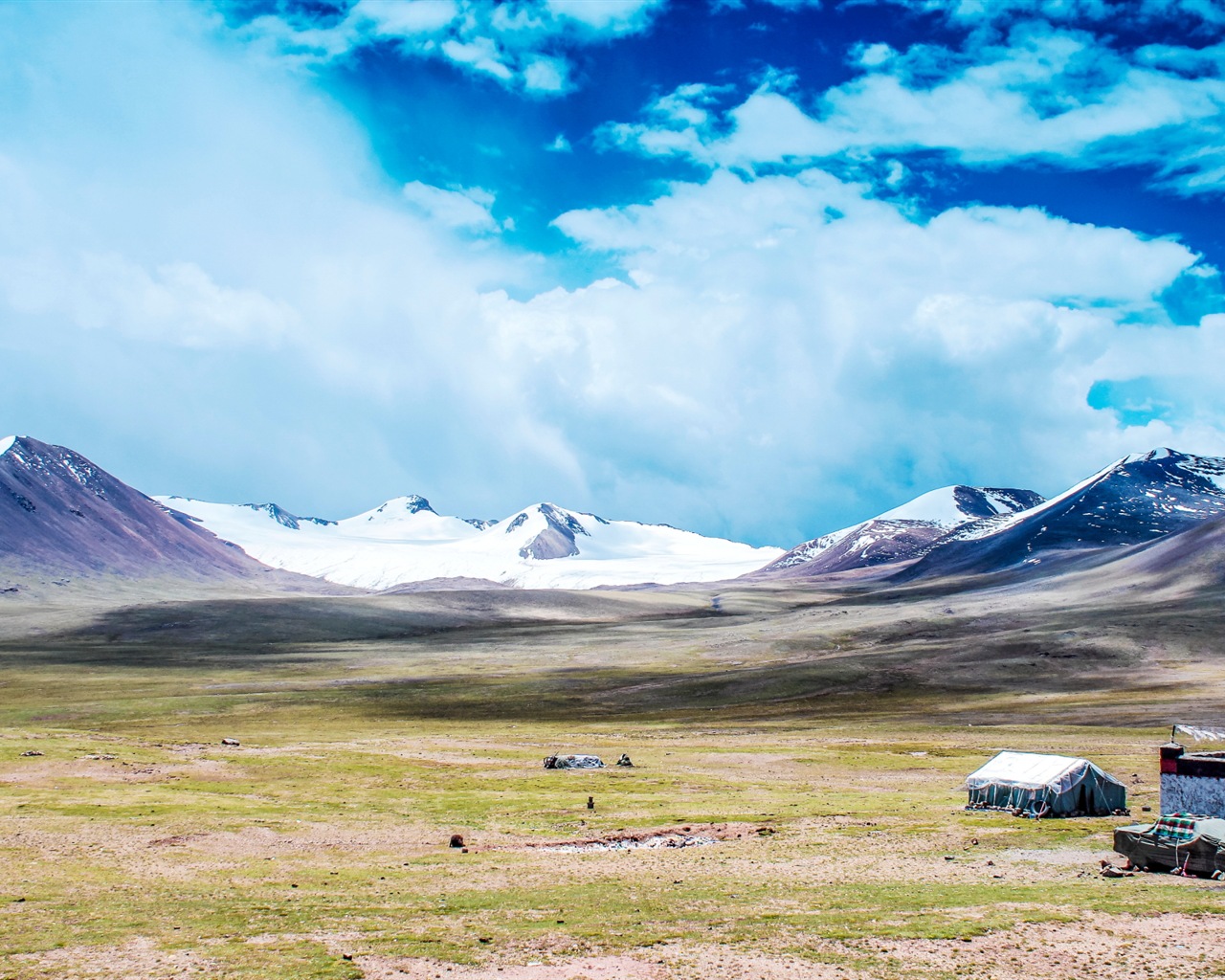 Qinghai Plateau krásné scenérie tapety #13 - 1280x1024