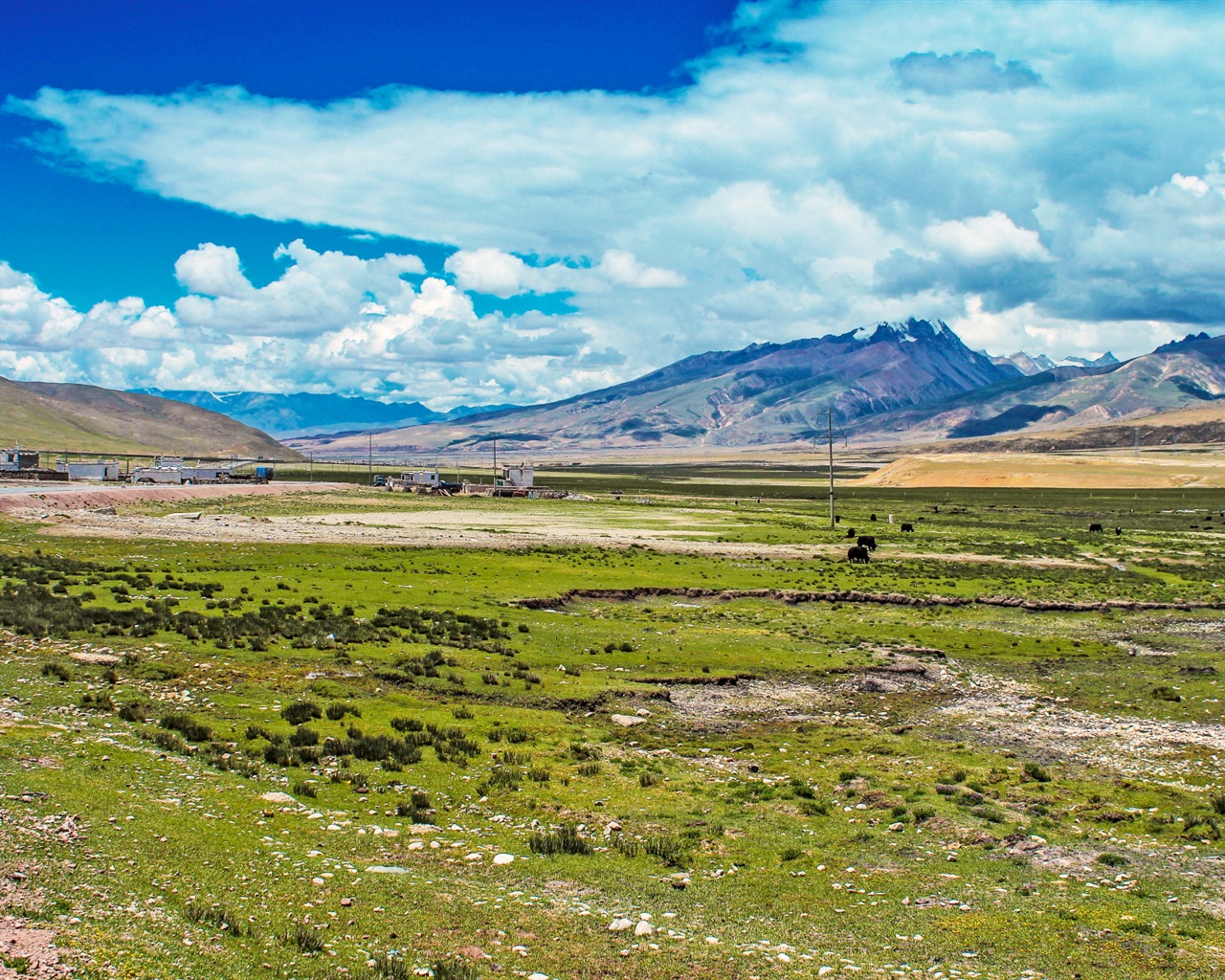 Qinghai Plateau krásné scenérie tapety #20 - 1280x1024