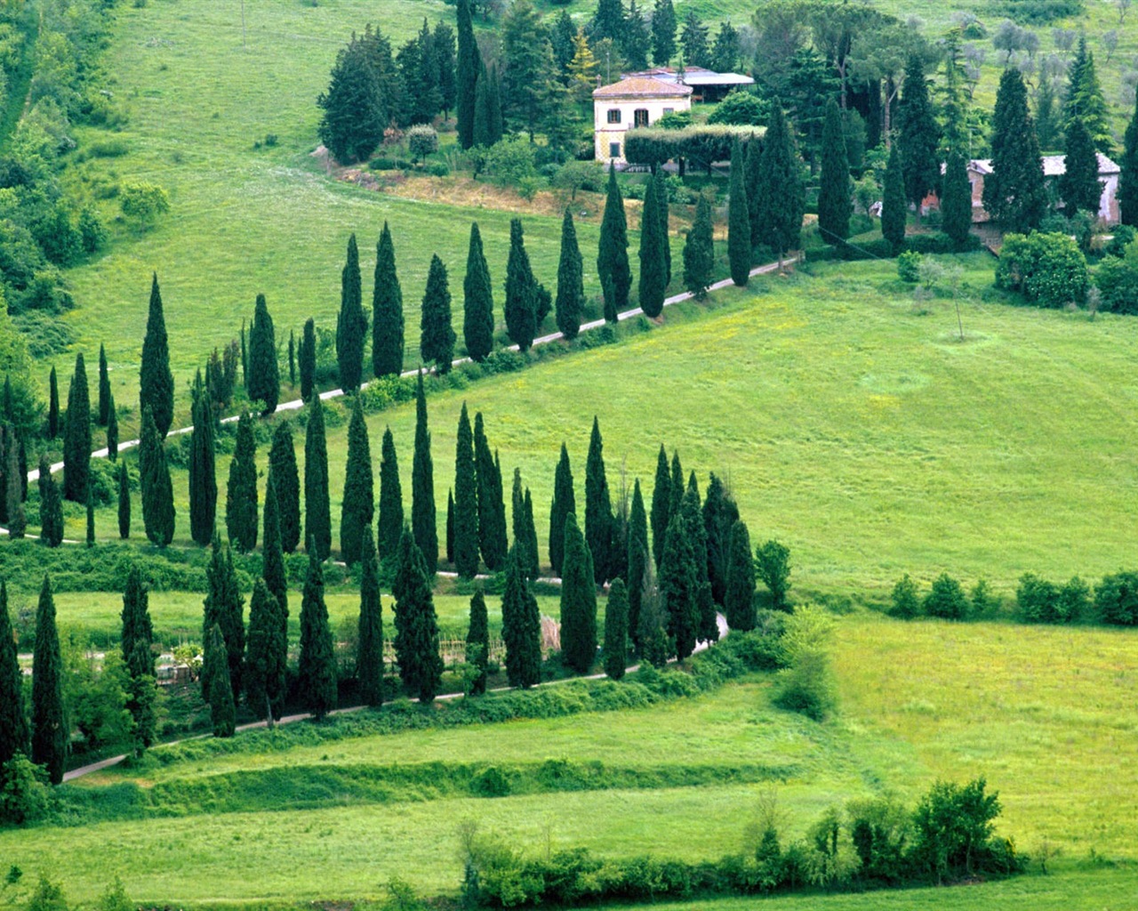 Italská přírodní krásy scenérie HD tapetu #5 - 1280x1024
