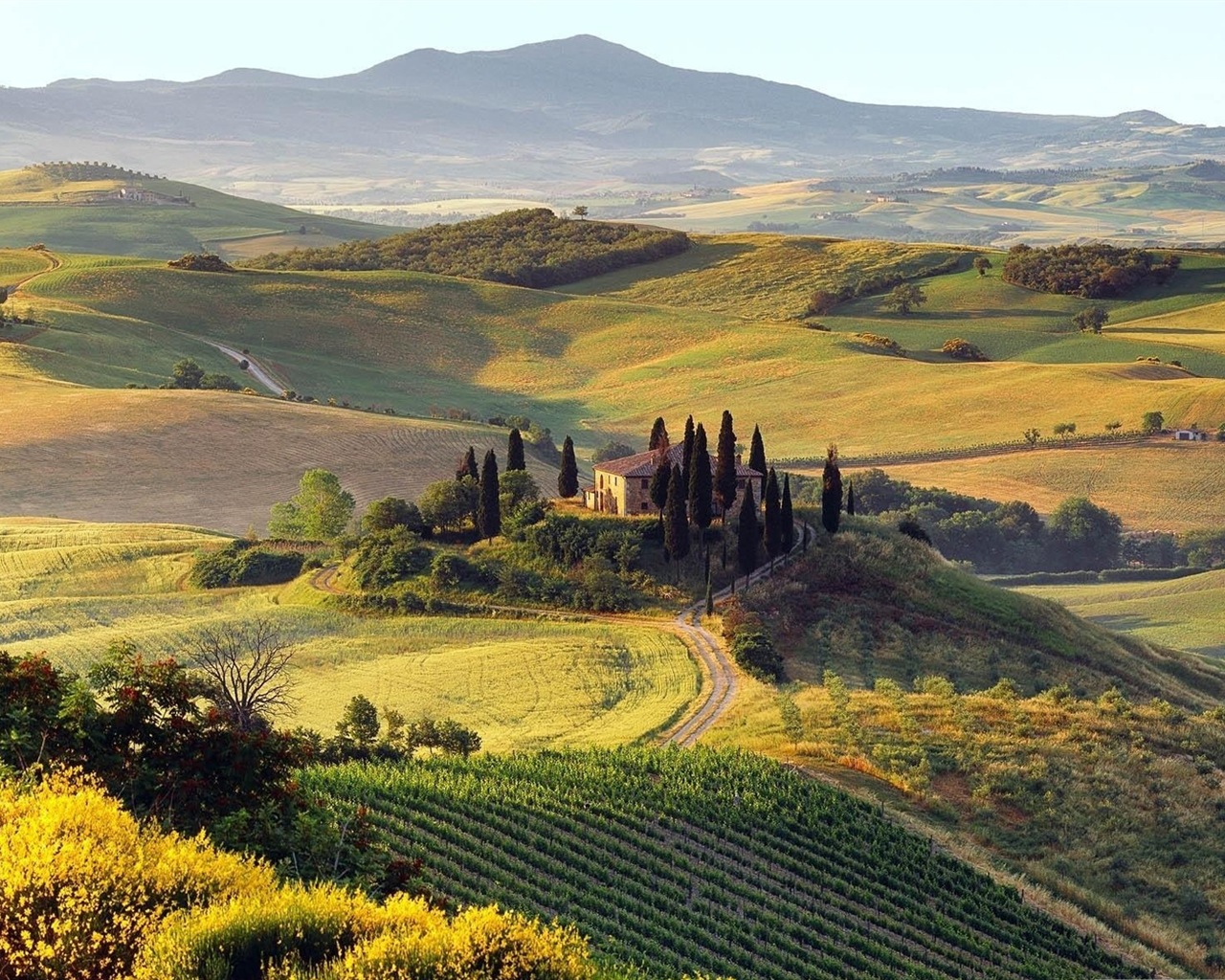 Italská přírodní krásy scenérie HD tapetu #12 - 1280x1024
