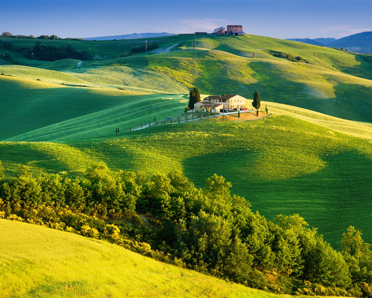 Belleza italiana pintado natural paisaje HD #13 - 1280x1024