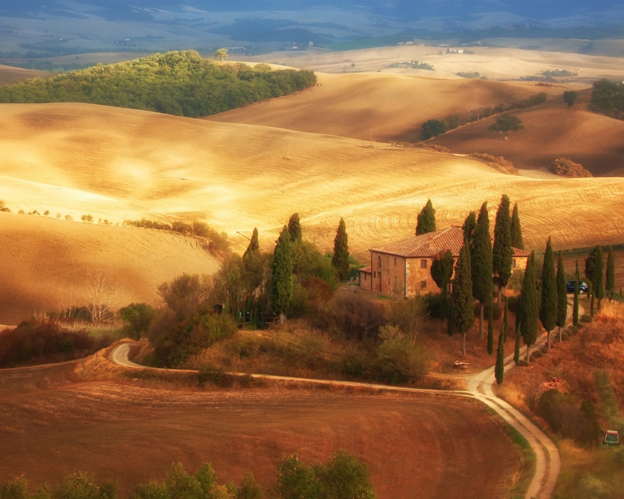 Belleza italiana pintado natural paisaje HD #20 - 1280x1024