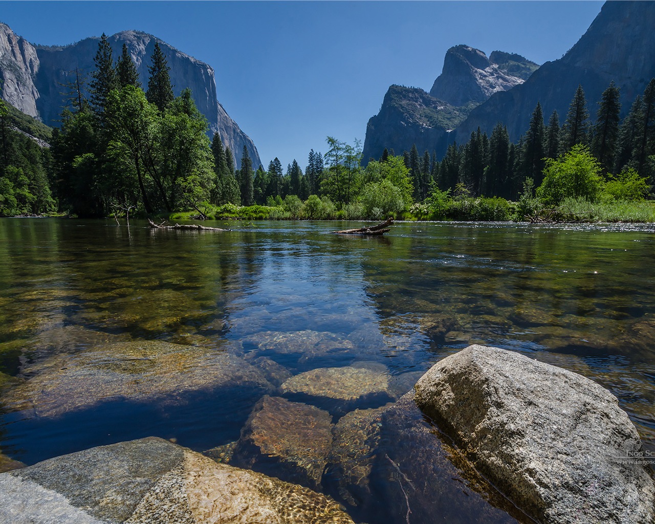 Windows 8 téma, Národní park Yosemite HD tapety na plochu #1 - 1280x1024