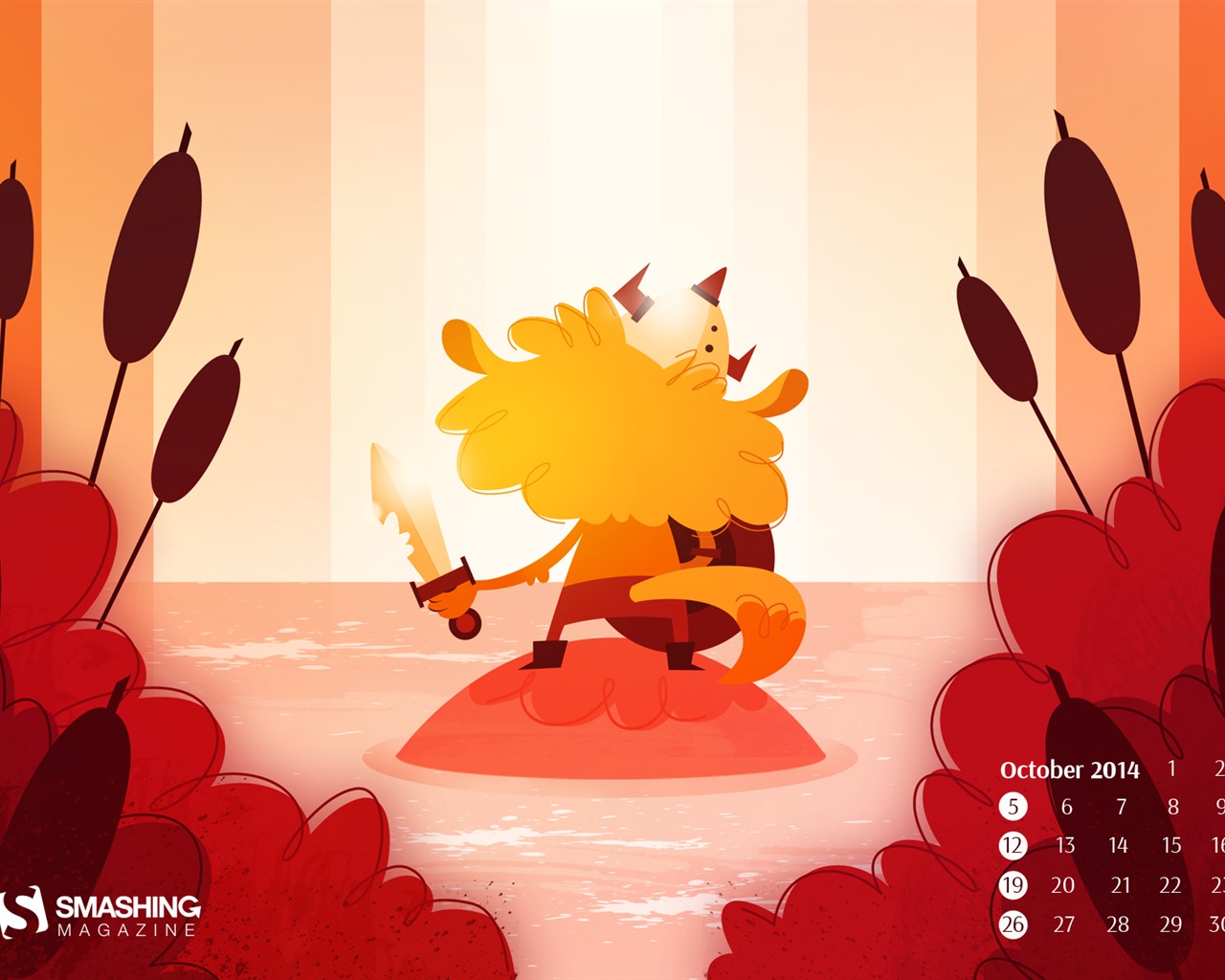 October 2014 Calendar wallpaper (2) #1 - 1280x1024