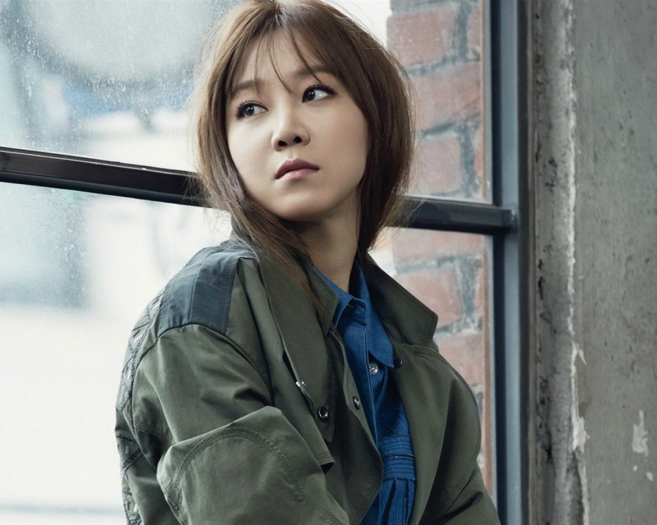 South Korea beautiful girl Kong Hyo Jin HD wallpaper #1 - 1280x1024