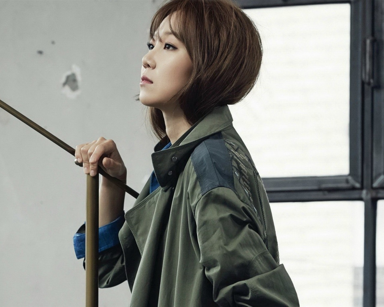 South Korea beautiful girl Kong Hyo Jin HD wallpaper #4 - 1280x1024