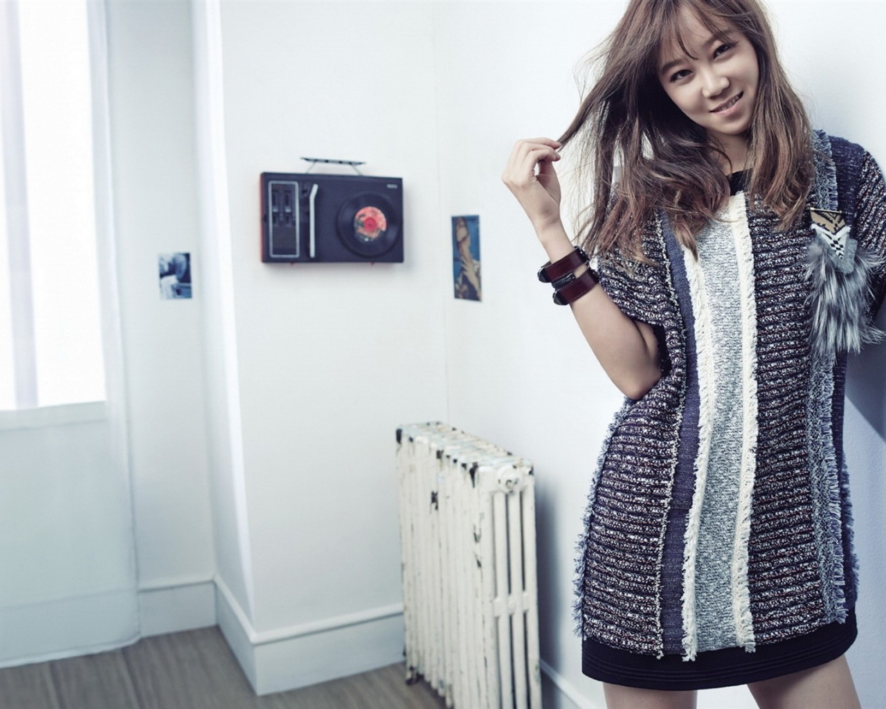 South Korea beautiful girl Kong Hyo Jin HD wallpaper #13 - 1280x1024