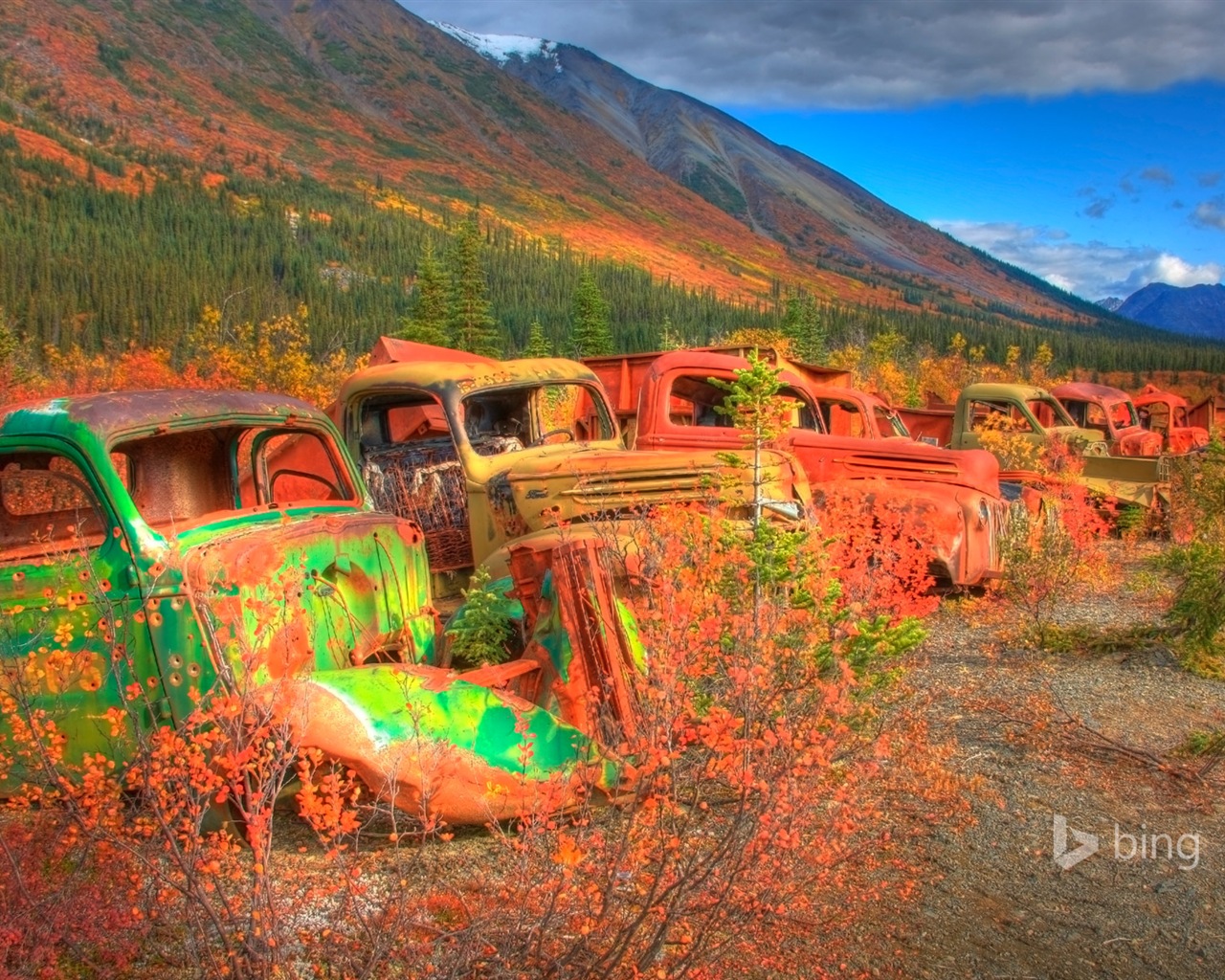 Října 2014 Bing scenérie HD Tapety na plochu #13 - 1280x1024
