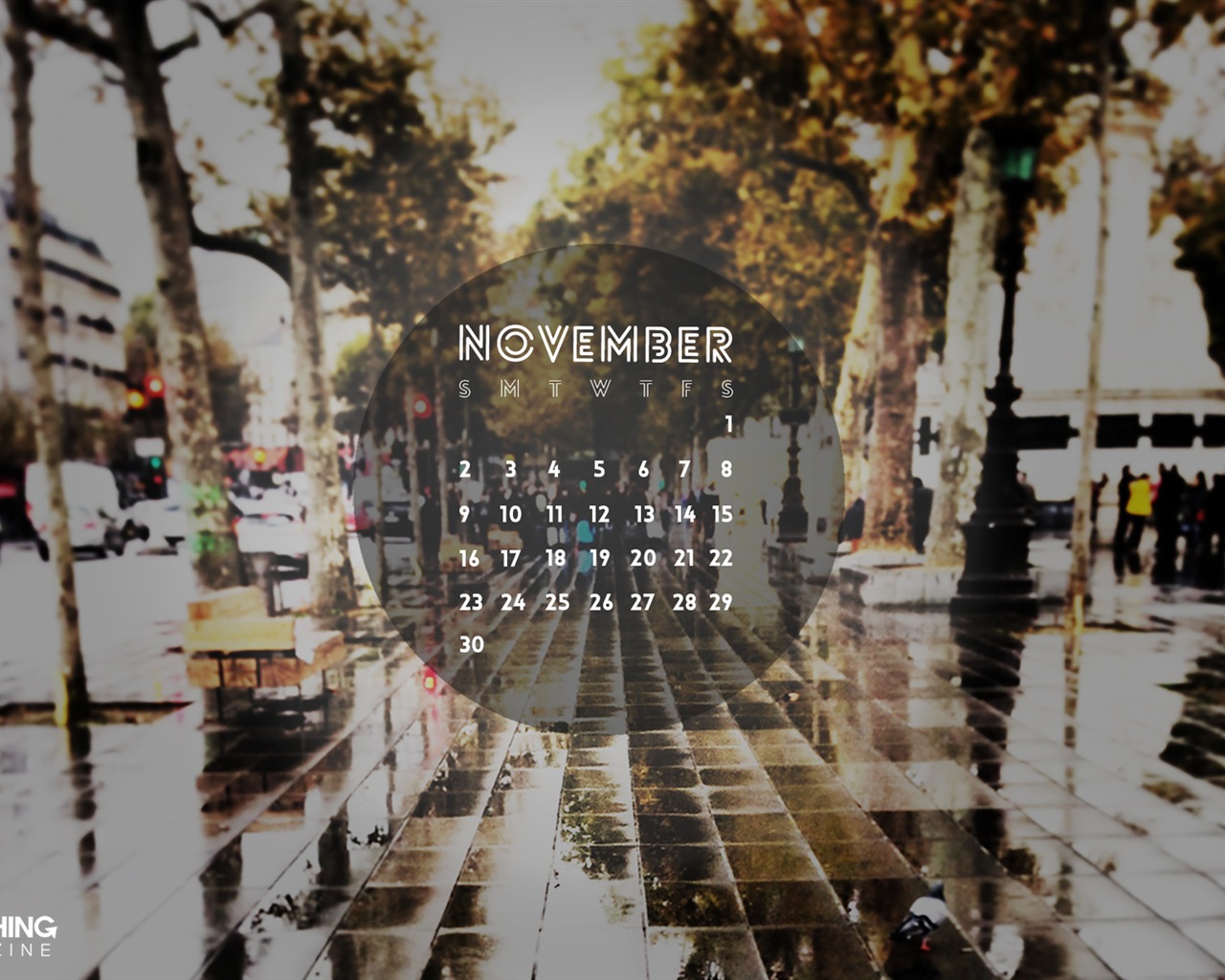 November 2014 Kalender Tapete (2) #6 - 1280x1024