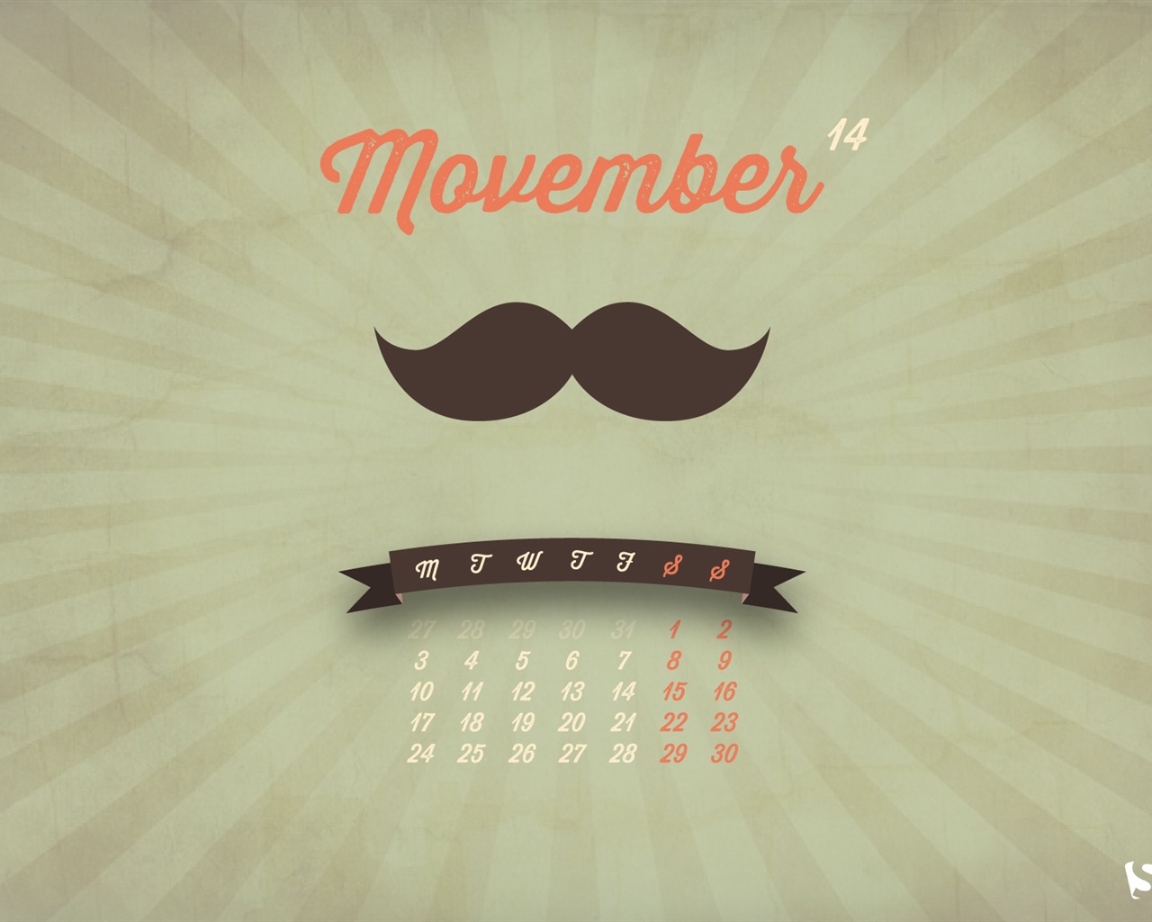 November 2014 Kalender Tapete (2) #12 - 1280x1024