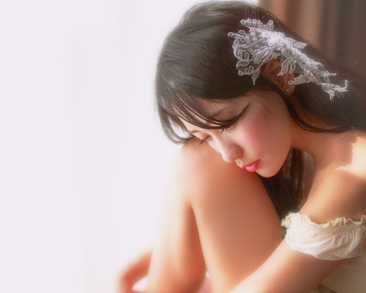 Languishing girl HD wallpapers #7 - 1280x1024