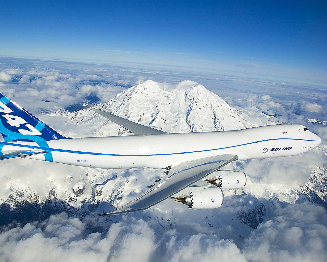 Boeing fondos de pantalla de alta definición 747 airlines #5 - 1280x1024