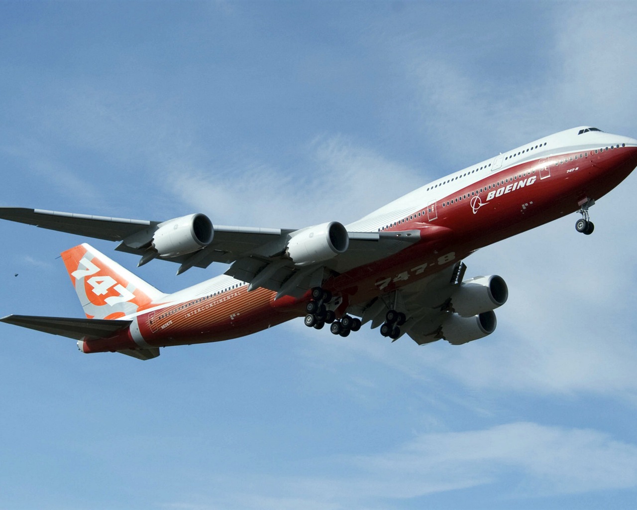 Boeing fondos de pantalla de alta definición 747 airlines #12 - 1280x1024