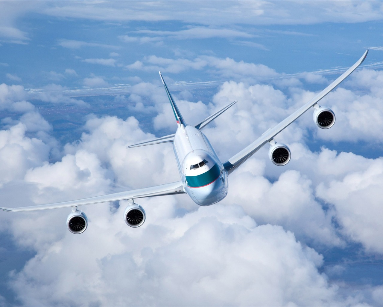 Boeing 747 dopravní letadlo HD tapety na plochu #13 - 1280x1024