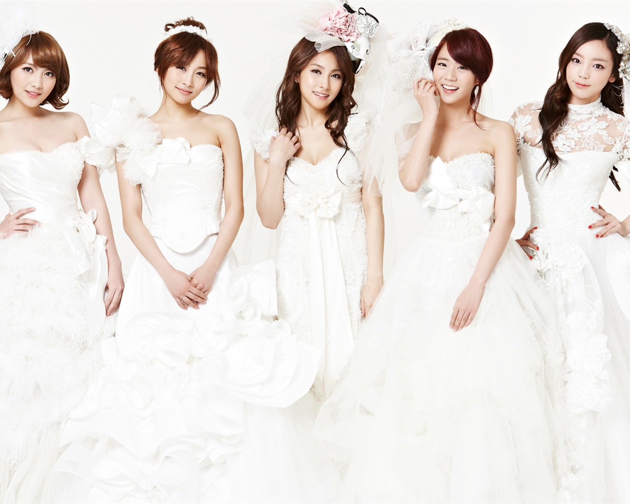 Korean girl music group, KARA HD wallpapers #3 - 1280x1024