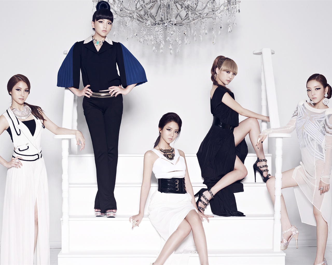 Korean girl music group, KARA HD wallpapers #7 - 1280x1024