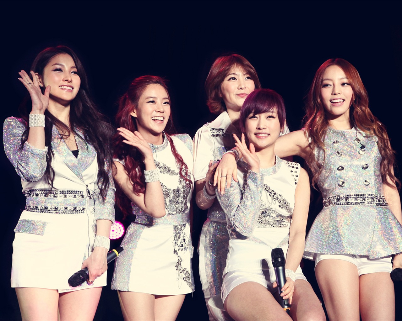 Korean girl music group, KARA HD wallpapers #10 - 1280x1024