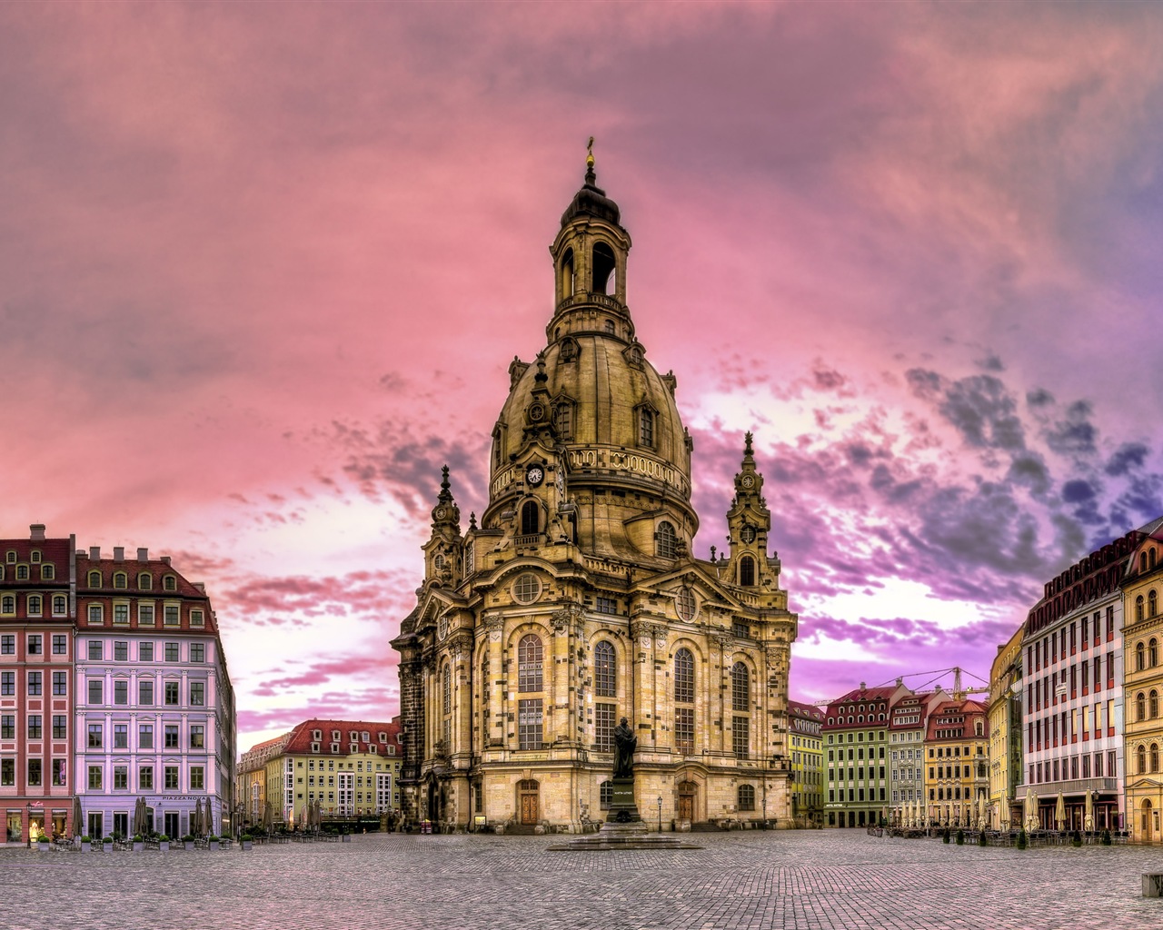 Allemagne Dresde paysage urbain fonds d'écran HD #1 - 1280x1024