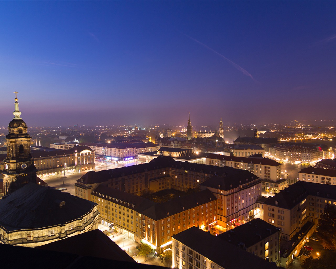 Allemagne Dresde paysage urbain fonds d'écran HD #5 - 1280x1024