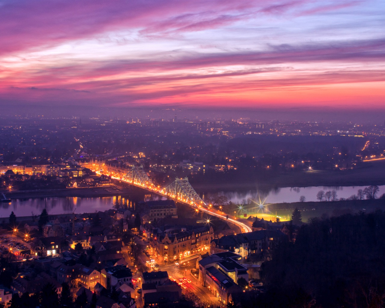 독일 드레스덴 도시 풍경의 HD 배경 화면 #9 - 1280x1024