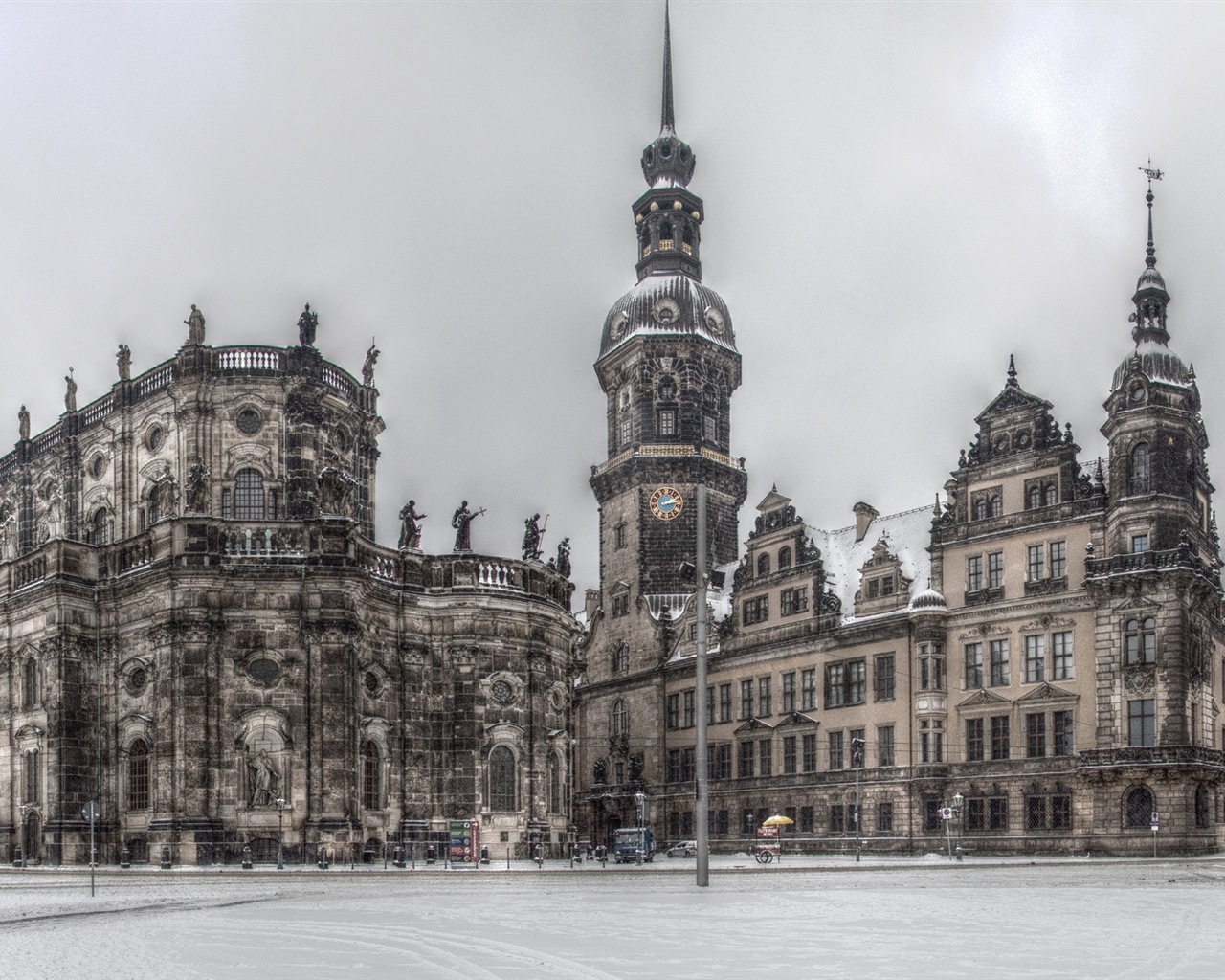 Allemagne Dresde paysage urbain fonds d'écran HD #10 - 1280x1024