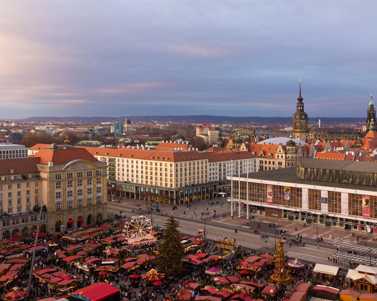 Alemania Dresden fondos de pantalla HD paisaje de la ciudad #11 - 1280x1024