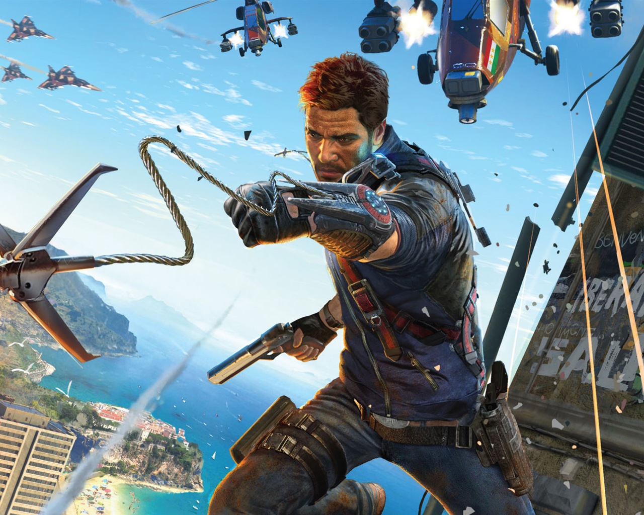 Just Cause 3 正当防卫3 高清游戏壁纸1 - 1280x1024