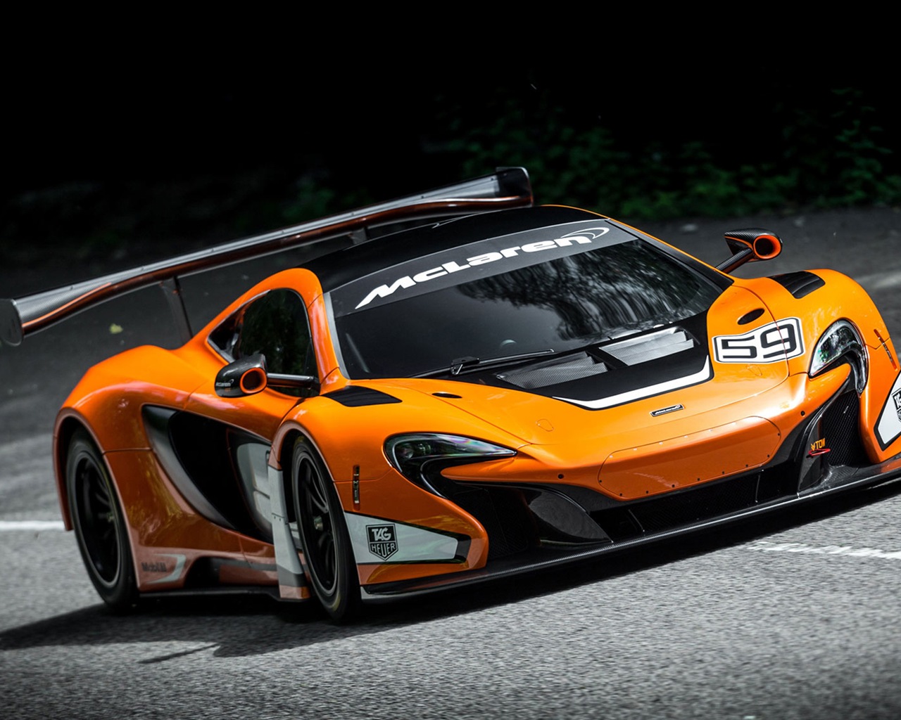 2015邁凱倫650S GT3 超級跑車高清壁紙 #1 - 1280x1024