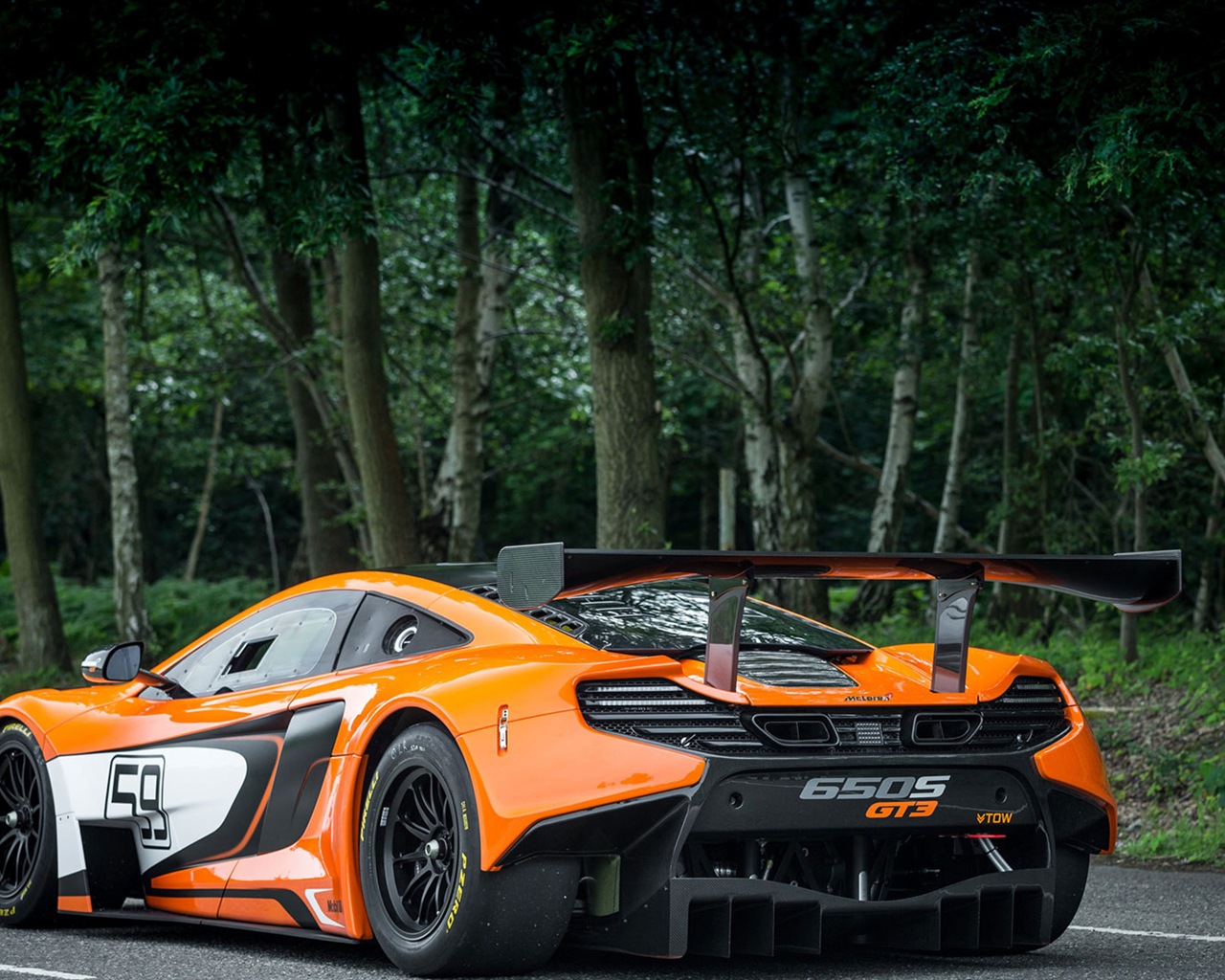 2015迈凯伦650S GT3 超级跑车高清壁纸5 - 1280x1024