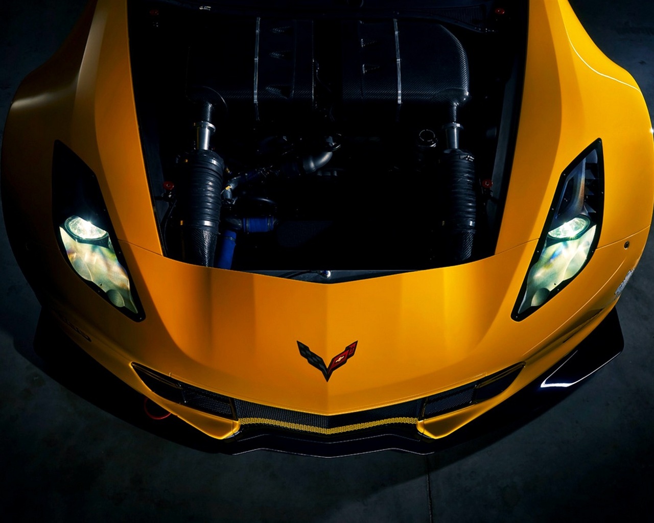 2015 Chevrolet Corvette Z06 superauto HD tapety na plochu #2 - 1280x1024