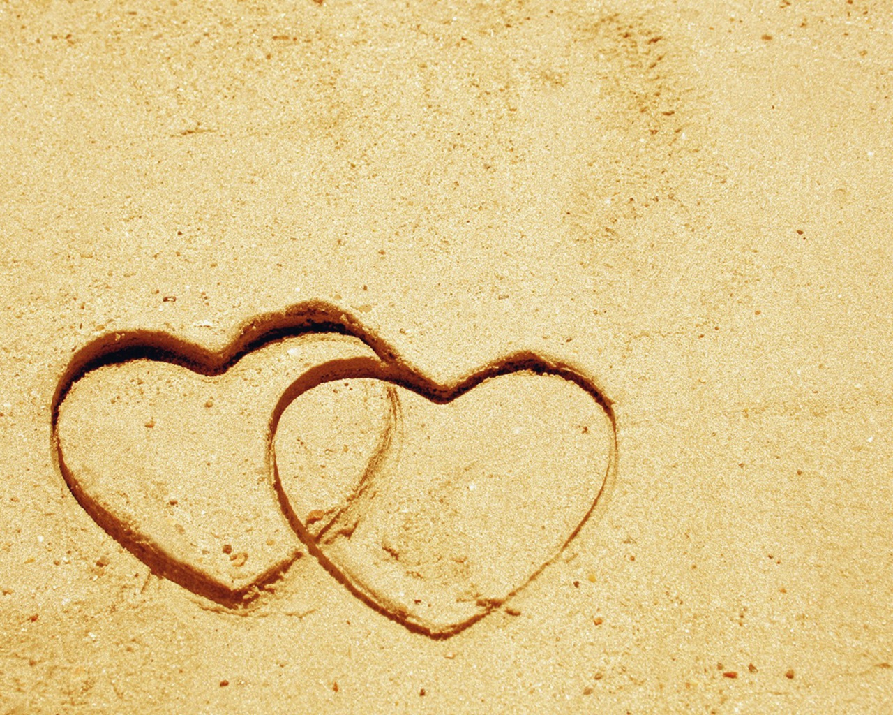 The theme of love, creative heart-shaped HD wallpapers #15 - 1280x1024